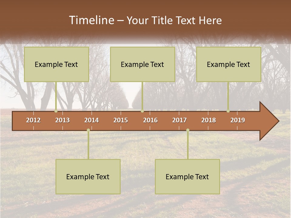 Photography Farm Trees PowerPoint Template