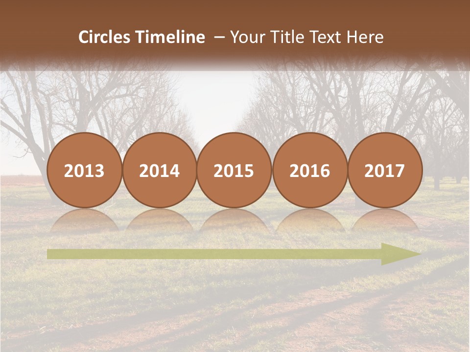 Photography Farm Trees PowerPoint Template