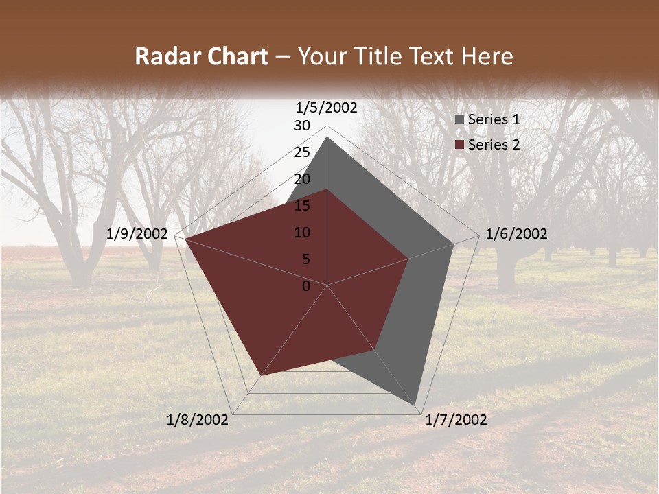 Photography Farm Trees PowerPoint Template