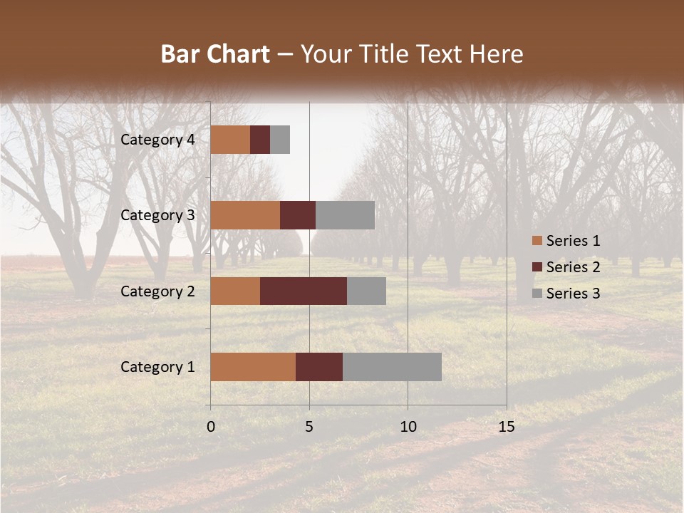 Photography Farm Trees PowerPoint Template