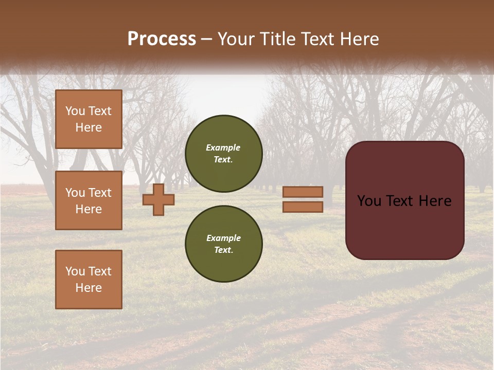 Photography Farm Trees PowerPoint Template