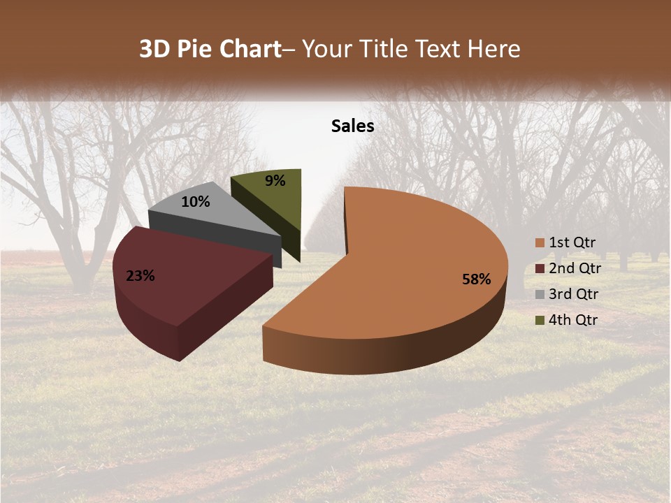 Photography Farm Trees PowerPoint Template