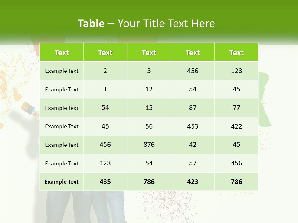 Color Repair Improvement PowerPoint Template