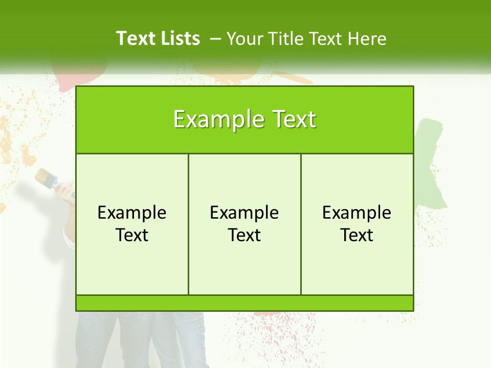 Color Repair Improvement PowerPoint Template