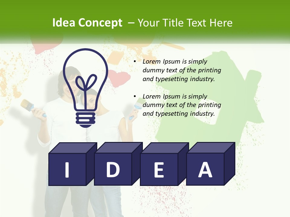 Color Repair Improvement PowerPoint Template