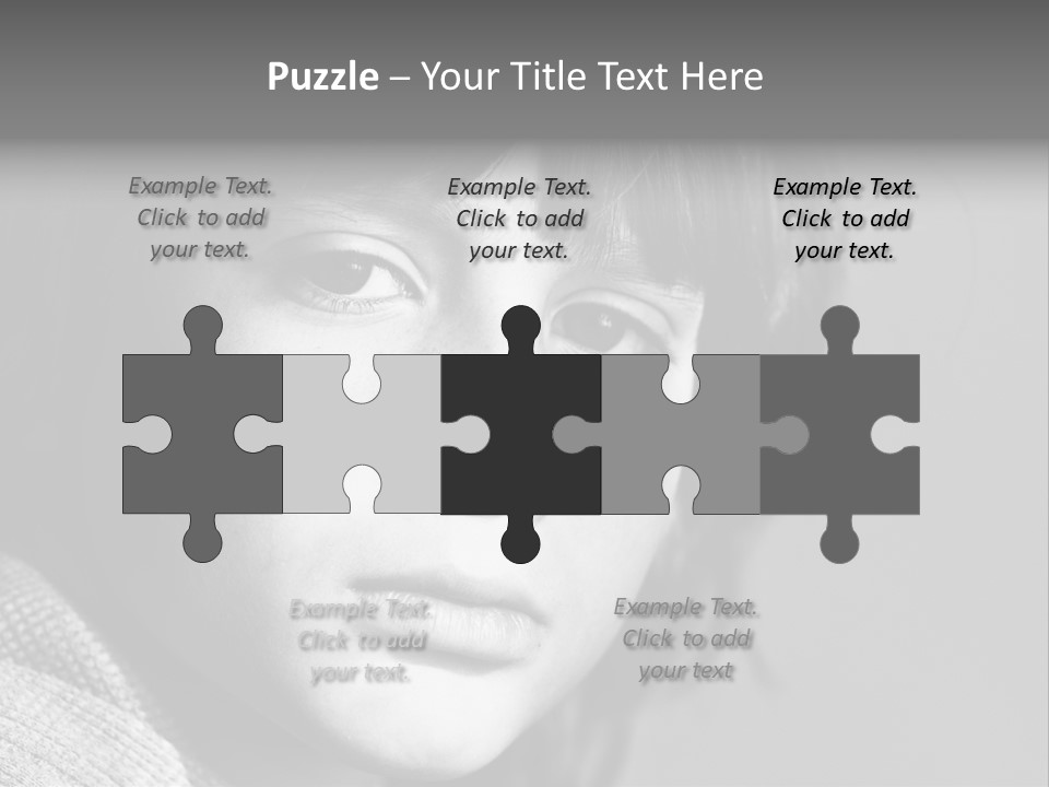 City Life Emotional Stress Threats PowerPoint Template