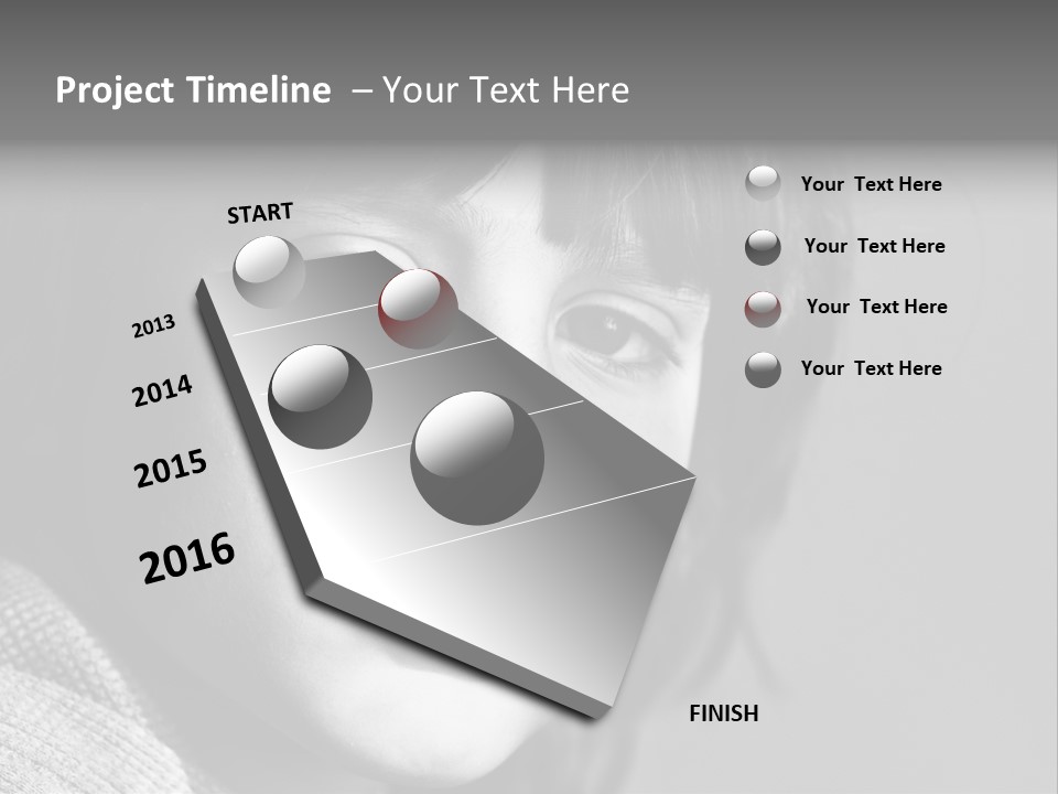 City Life Emotional Stress Threats PowerPoint Template