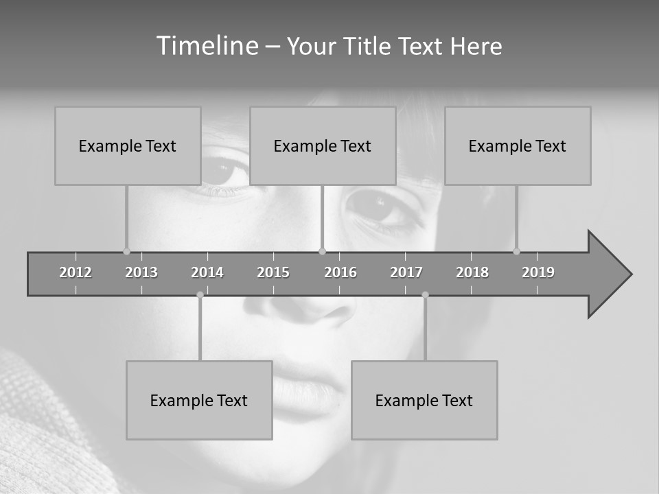 City Life Emotional Stress Threats PowerPoint Template