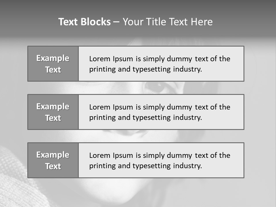 City Life Emotional Stress Threats PowerPoint Template