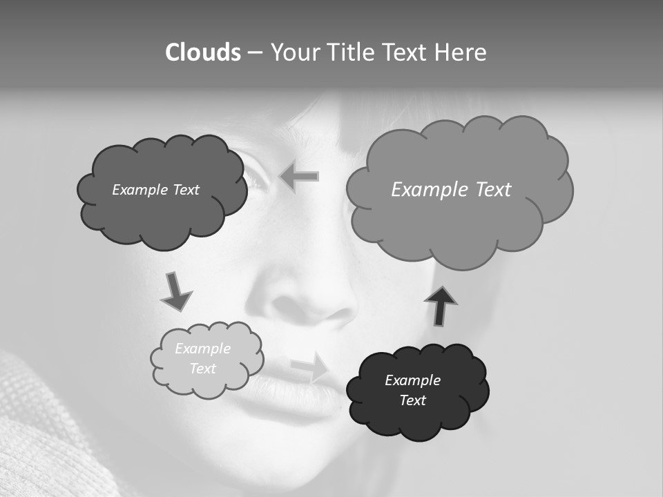 City Life Emotional Stress Threats PowerPoint Template