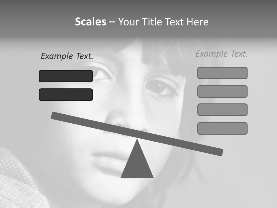 City Life Emotional Stress Threats PowerPoint Template