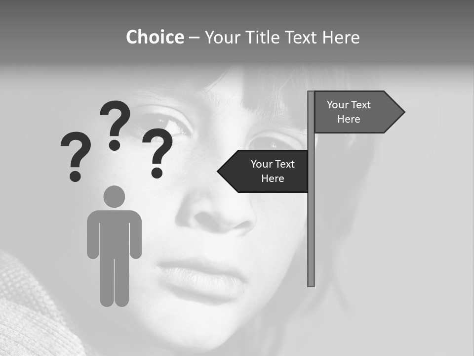 City Life Emotional Stress Threats PowerPoint Template