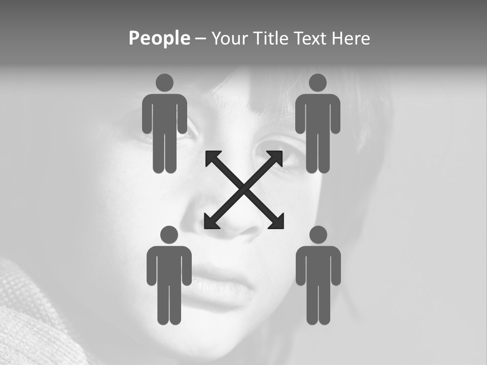 City Life Emotional Stress Threats PowerPoint Template