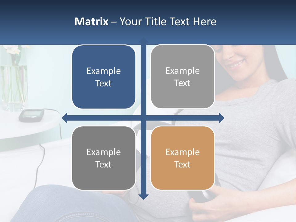 Foetus Thirties Listening PowerPoint Template