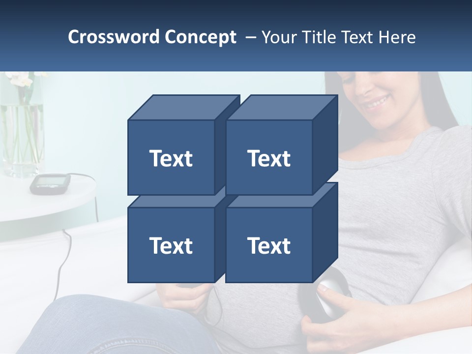 Foetus Thirties Listening PowerPoint Template