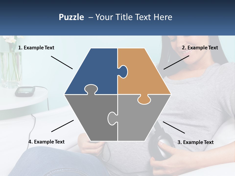 Foetus Thirties Listening PowerPoint Template