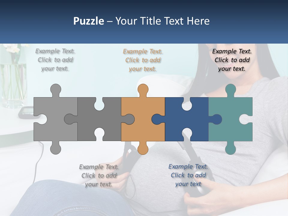 Foetus Thirties Listening PowerPoint Template