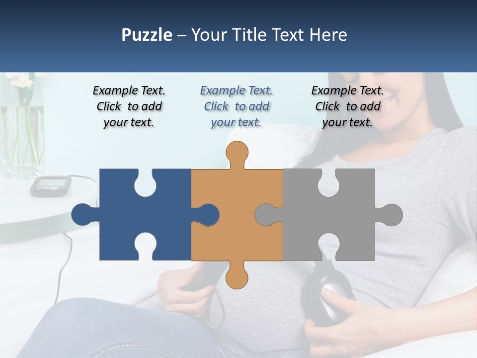 Foetus Thirties Listening PowerPoint Template