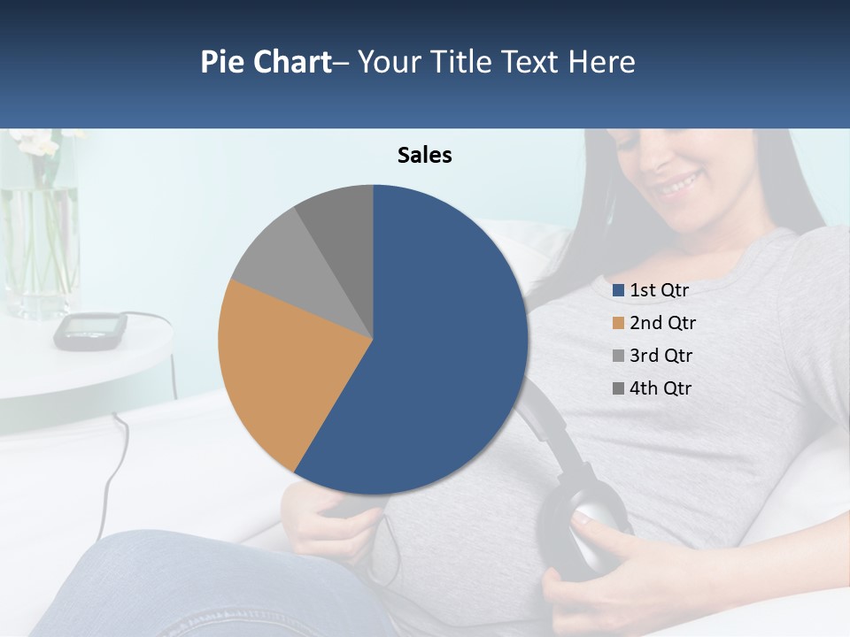 Foetus Thirties Listening PowerPoint Template
