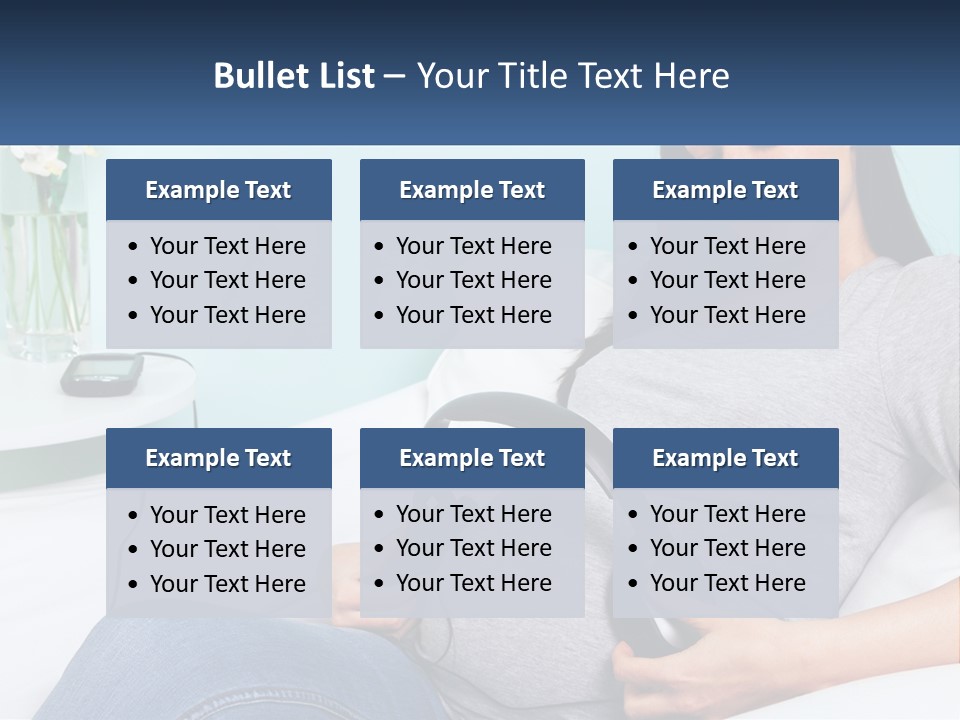 Foetus Thirties Listening PowerPoint Template