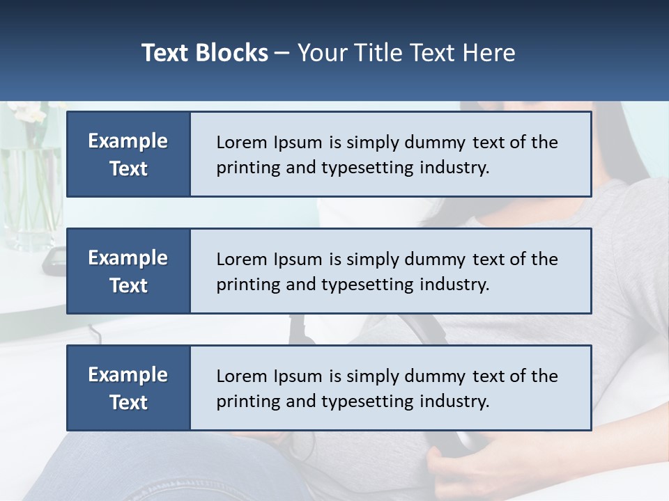 Foetus Thirties Listening PowerPoint Template
