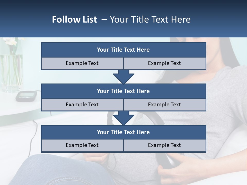 Foetus Thirties Listening PowerPoint Template