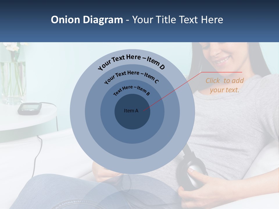 Foetus Thirties Listening PowerPoint Template