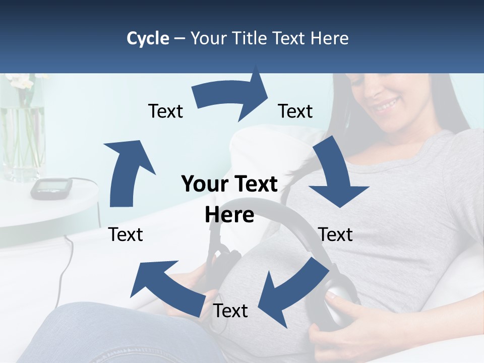 Foetus Thirties Listening PowerPoint Template