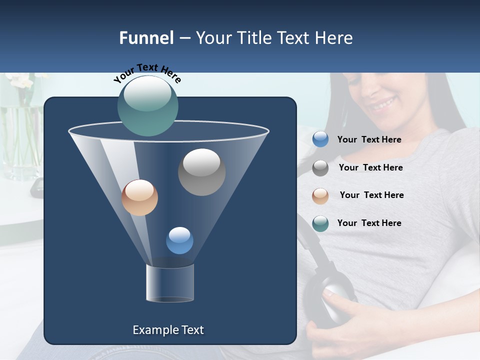 Foetus Thirties Listening PowerPoint Template
