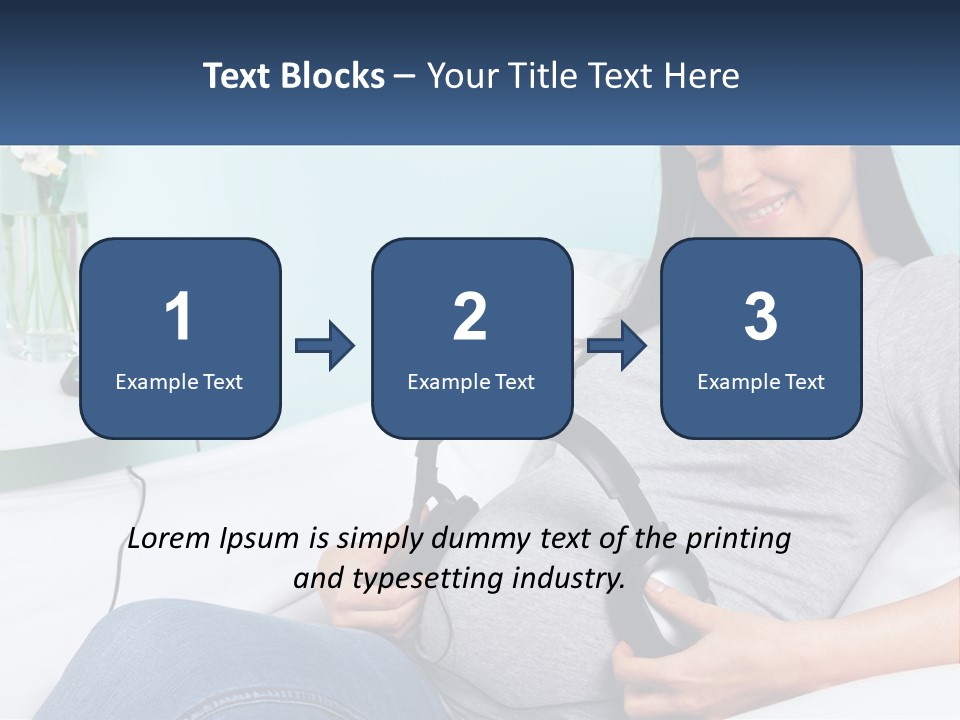 Foetus Thirties Listening PowerPoint Template