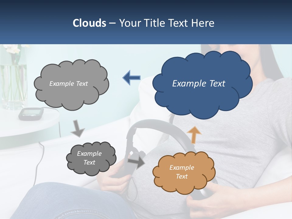 Foetus Thirties Listening PowerPoint Template