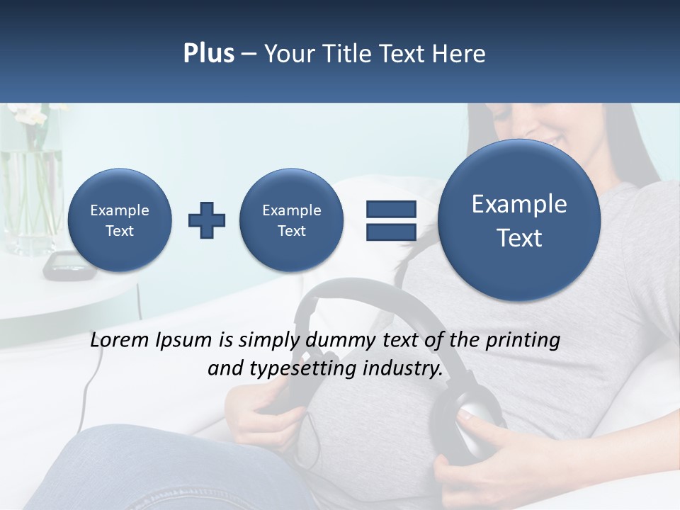 Foetus Thirties Listening PowerPoint Template