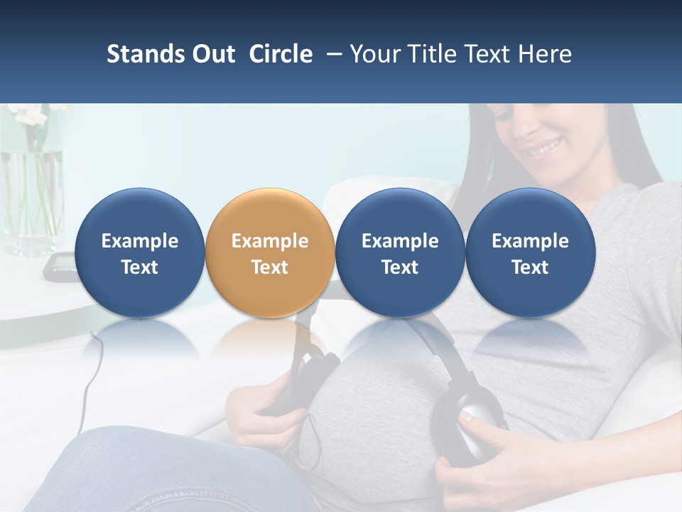 Foetus Thirties Listening PowerPoint Template