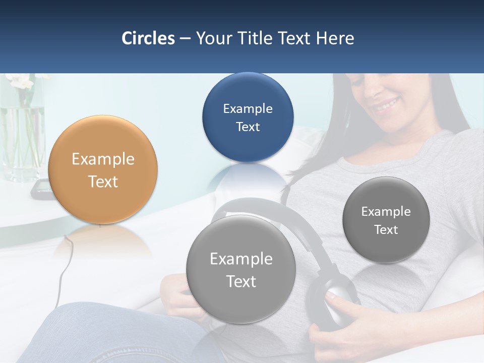 Foetus Thirties Listening PowerPoint Template