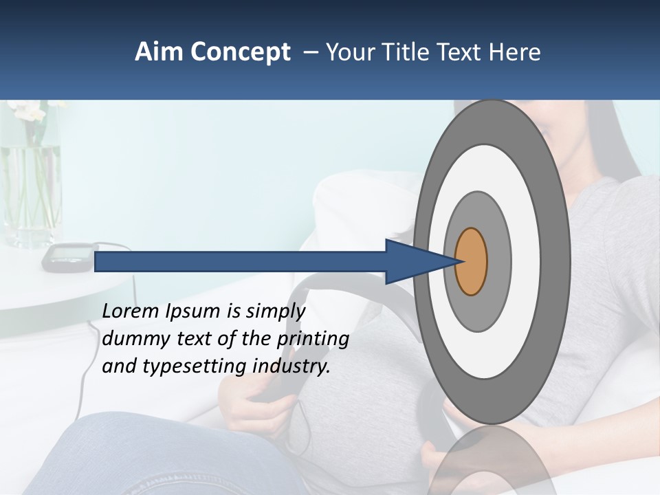 Foetus Thirties Listening PowerPoint Template