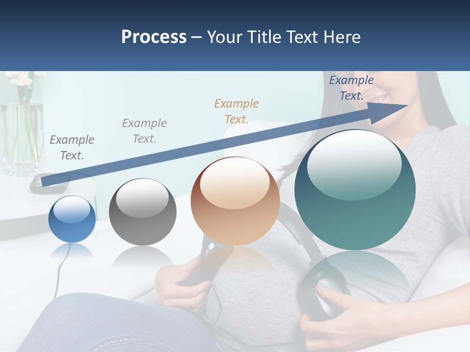 Foetus Thirties Listening PowerPoint Template
