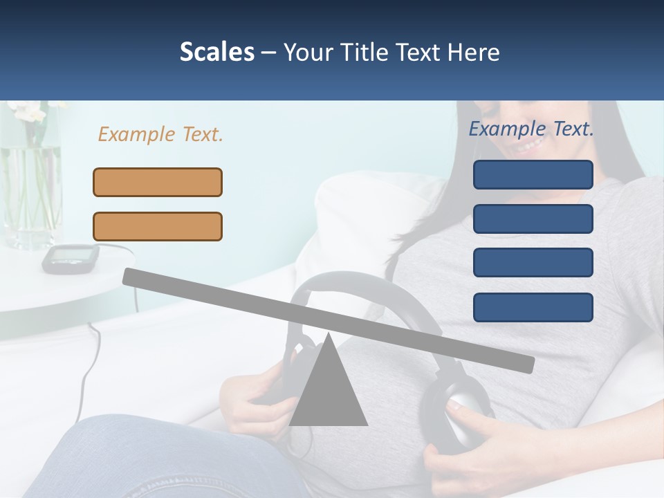 Foetus Thirties Listening PowerPoint Template