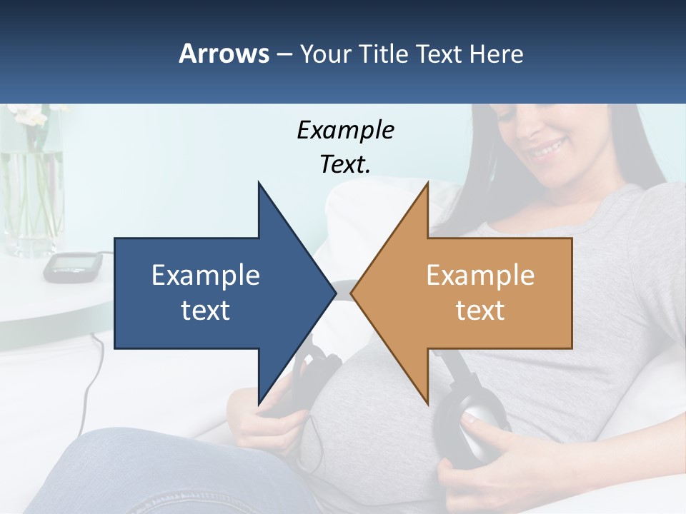 Foetus Thirties Listening PowerPoint Template