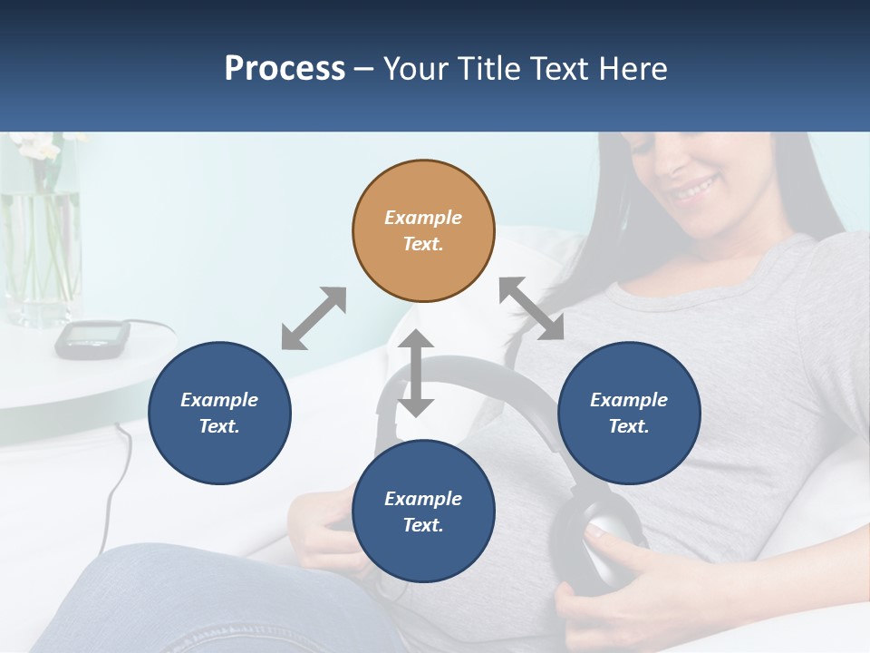 Foetus Thirties Listening PowerPoint Template