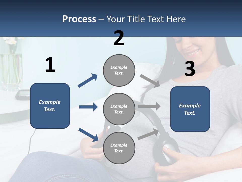 Foetus Thirties Listening PowerPoint Template