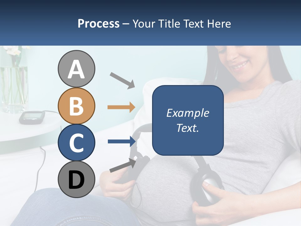 Foetus Thirties Listening PowerPoint Template