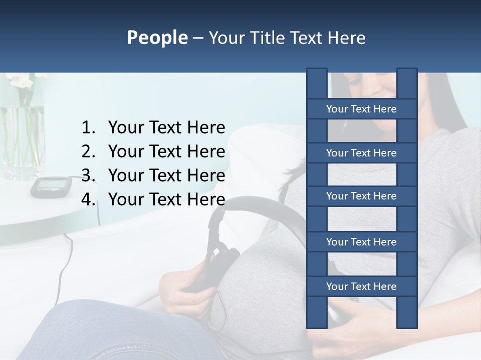 Foetus Thirties Listening PowerPoint Template