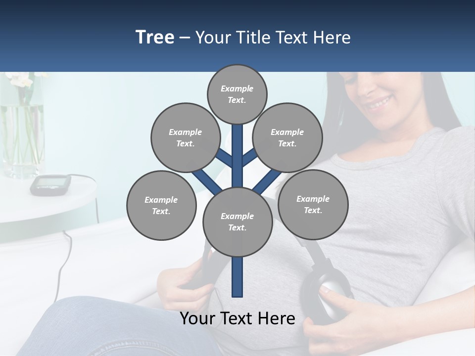 Foetus Thirties Listening PowerPoint Template