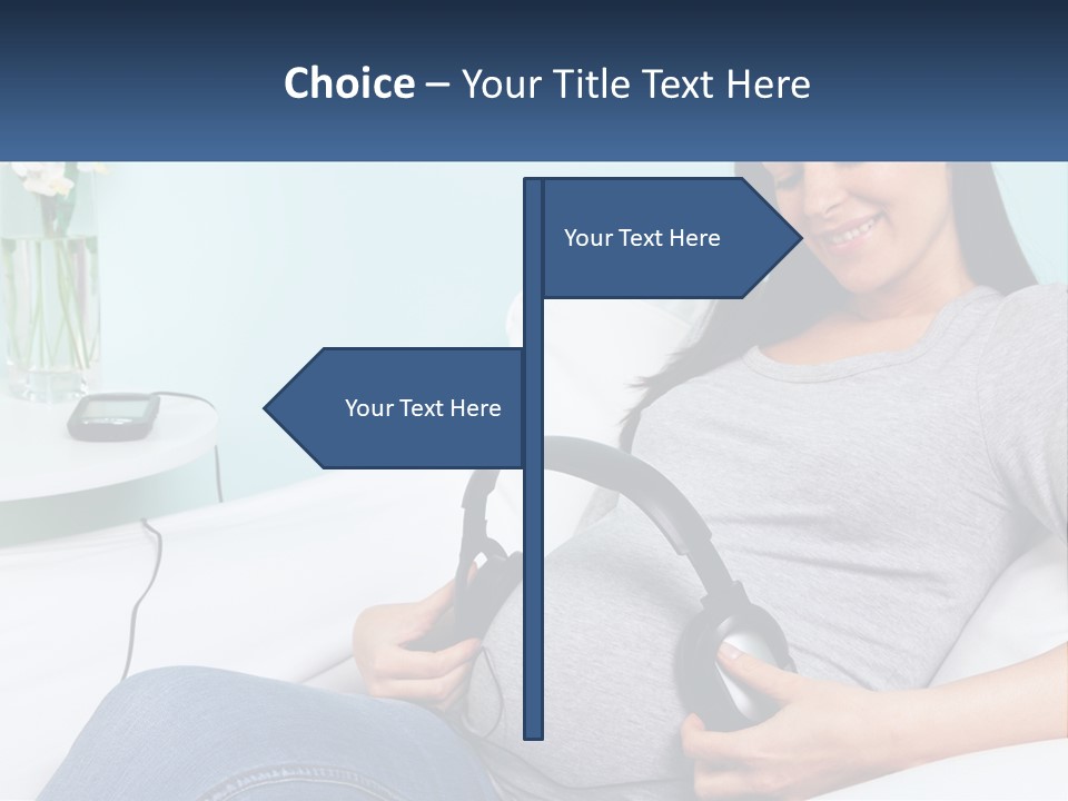 Foetus Thirties Listening PowerPoint Template