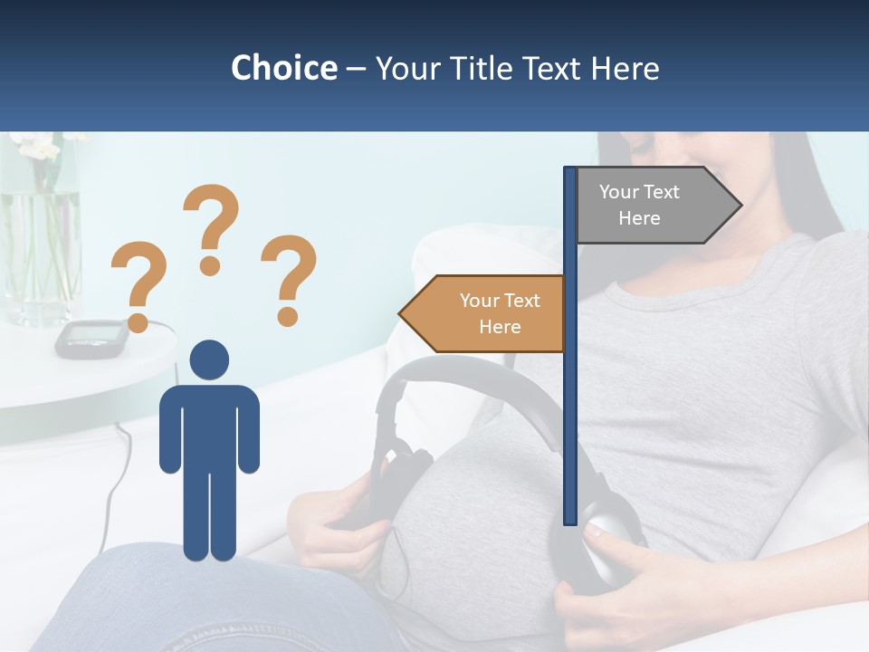 Foetus Thirties Listening PowerPoint Template