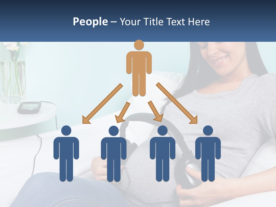 Foetus Thirties Listening PowerPoint Template