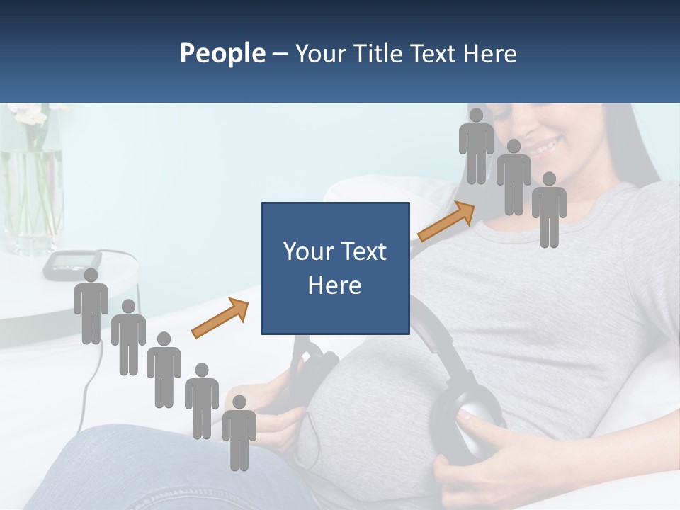 Foetus Thirties Listening PowerPoint Template