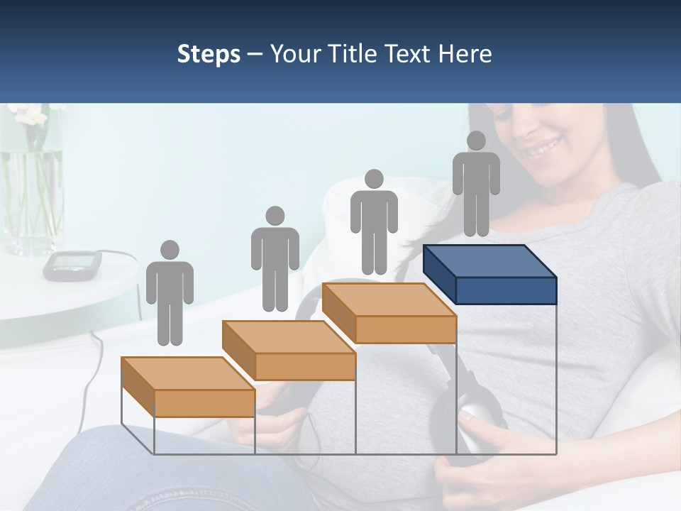 Foetus Thirties Listening PowerPoint Template