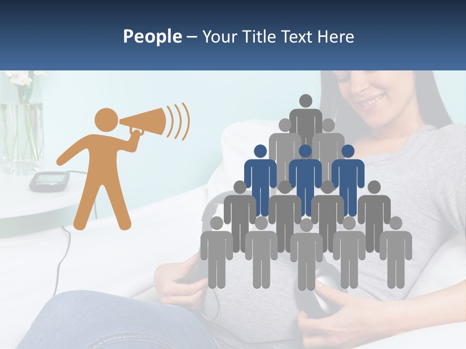 Foetus Thirties Listening PowerPoint Template