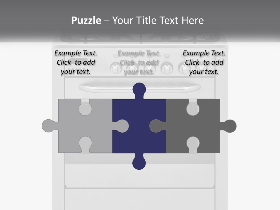 Kitchen Gasstove Utensil PowerPoint Template